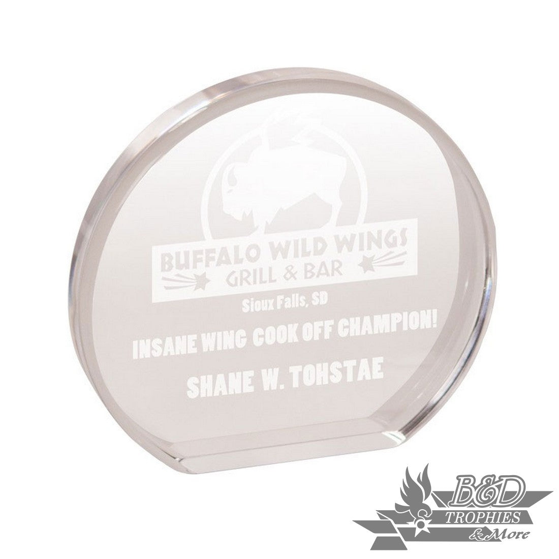 Clear Acrylic Award - Round