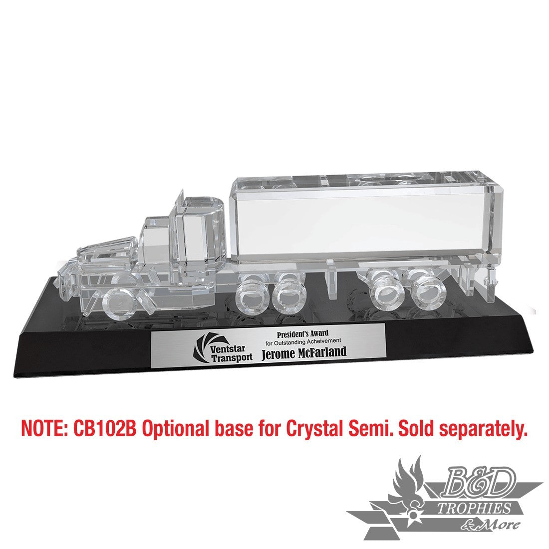 Crystal Semi Truck Award