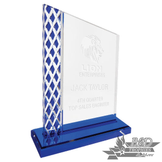 Blue Unite Diamond Ice Acrylic