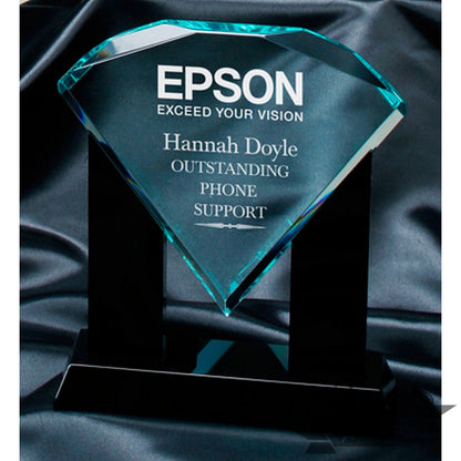 Diamond Acrylic Award - Jade