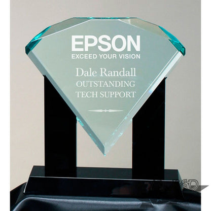 Diamond Acrylic Award - Jade