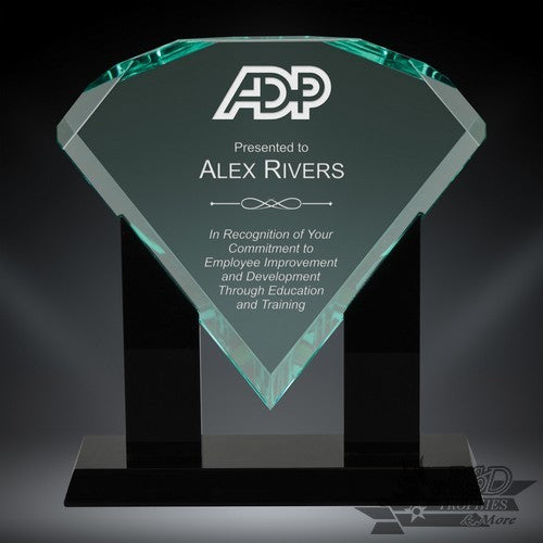 Diamond Acrylic Award - Jade