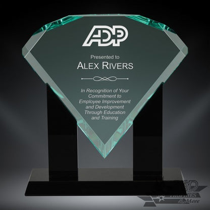 Diamond Acrylic Award - Jade