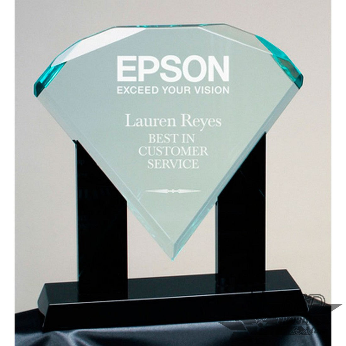 Diamond Acrylic Award - Jade