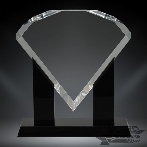 Diamond Acrylic Award - Clear