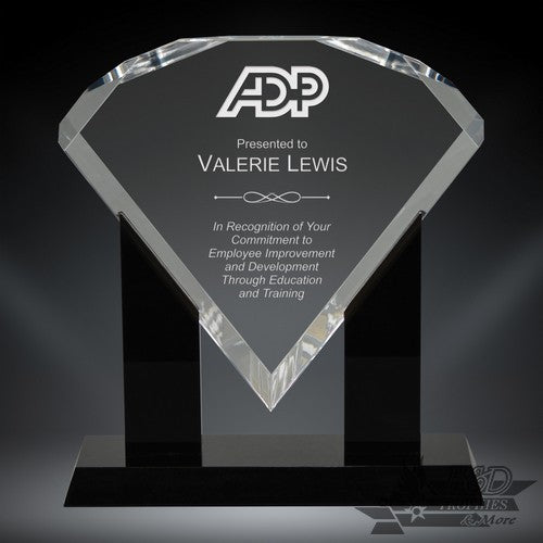 Diamond Acrylic Award - Clear