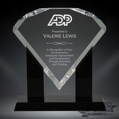 Diamond Acrylic Award - Clear