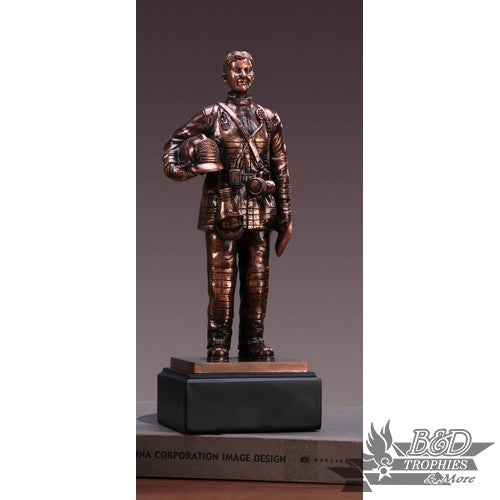 Bronzed Policewoman
