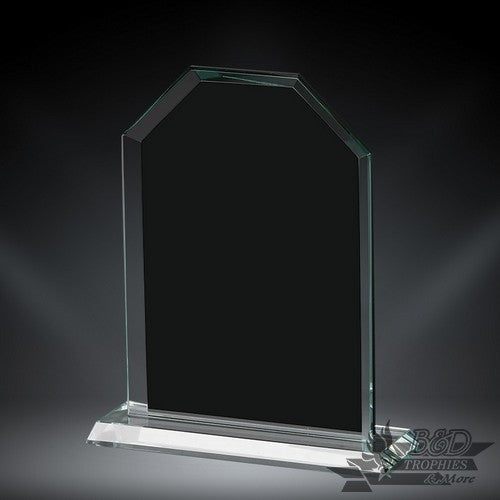 Sable Arch Glass Award on Clear Base