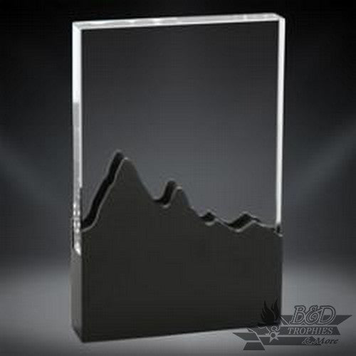 Elevation Glass Award - Black