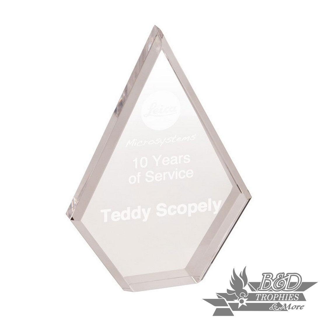 Clear Acrylic Award - Diamond