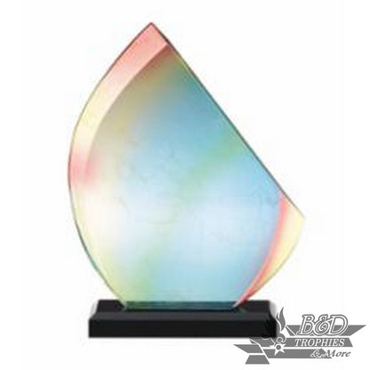 Rainbow Acrylic Award with Black Base