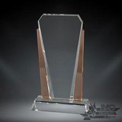 Bethesda Crystal Award on Clear Base - Topaz