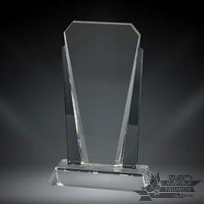 Bethesda Crystal Award on Clear Base - Graphite
