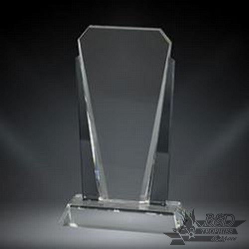Bethesda Crystal Award on Clear Base - Graphite