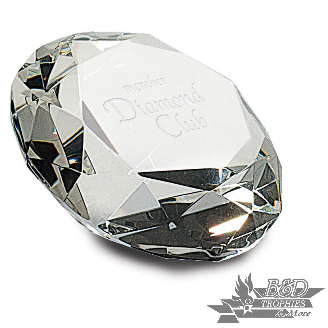 Clear Crystal Diamond Award