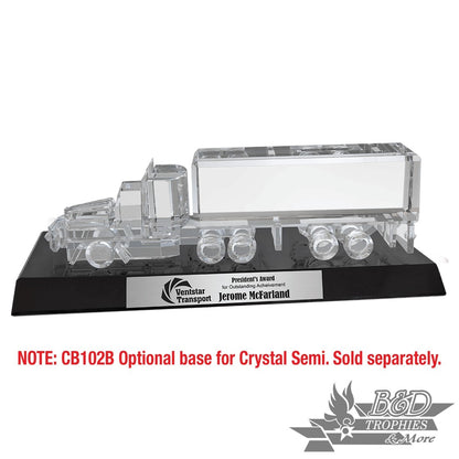 Crystal Semi Truck Award