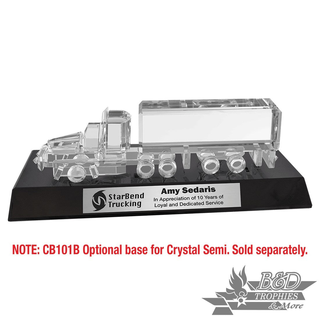 Crystal Semi Truck Award