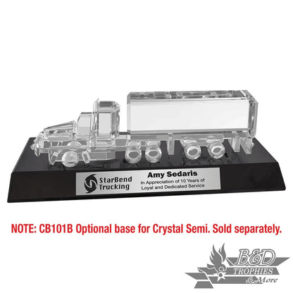 Crystal Semi Truck Award