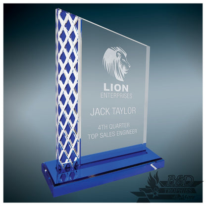 Blue Unite Diamond Ice Acrylic